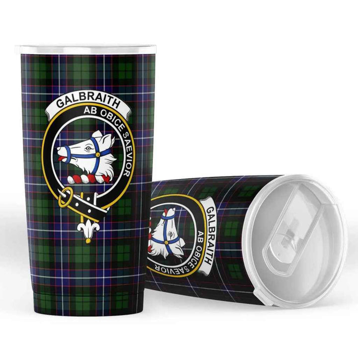 Scottish Galbraith Clan Crest Tartan Insulated Tumbler Tartan Plaid 4