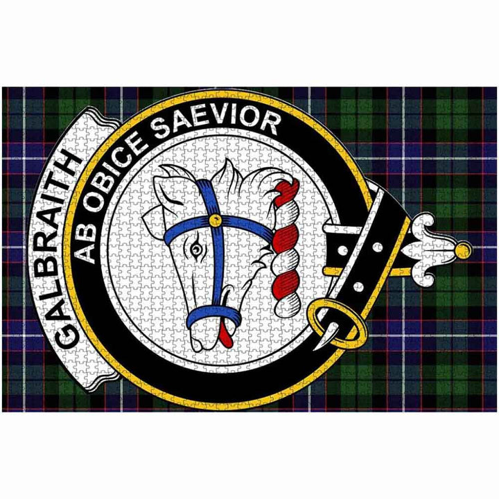 Scottish Galbraith Clan Crest Tartan Jigsaw Puzzle 2
