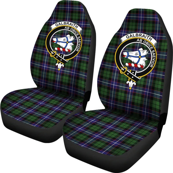 Scottish Galbraith Modern Clan Crest Tartan Car Seat Covers 1