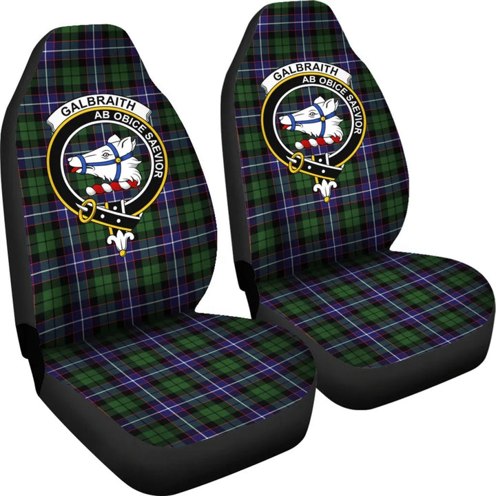 Scottish Galbraith Modern Clan Crest Tartan Car Seat Covers 4