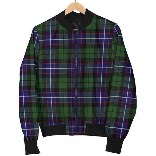 Scottish Galbraith Modern Clan Tartan Bomber Jacket Tartan Plaid 1