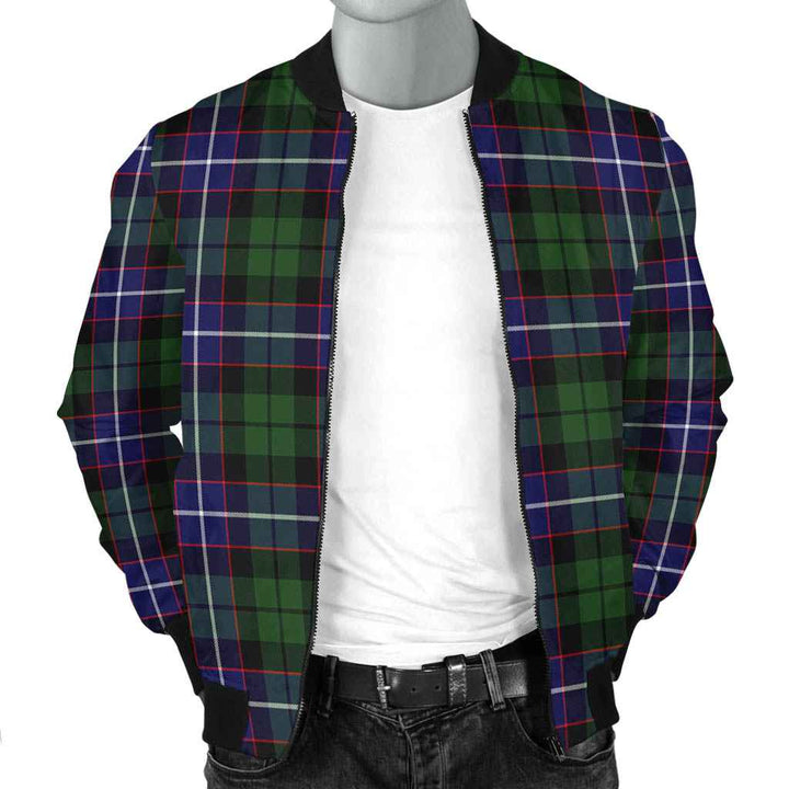 Scottish Galbraith Modern Clan Tartan Bomber Jacket Tartan Plaid 2