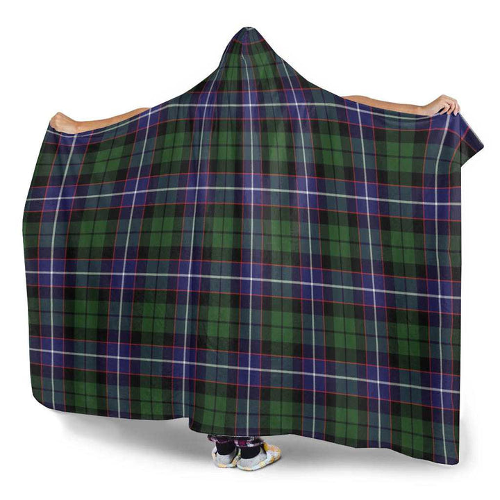 Scottish Galbraith Modern Clan Tartan Hooded Blanket Tartan Plaid 3