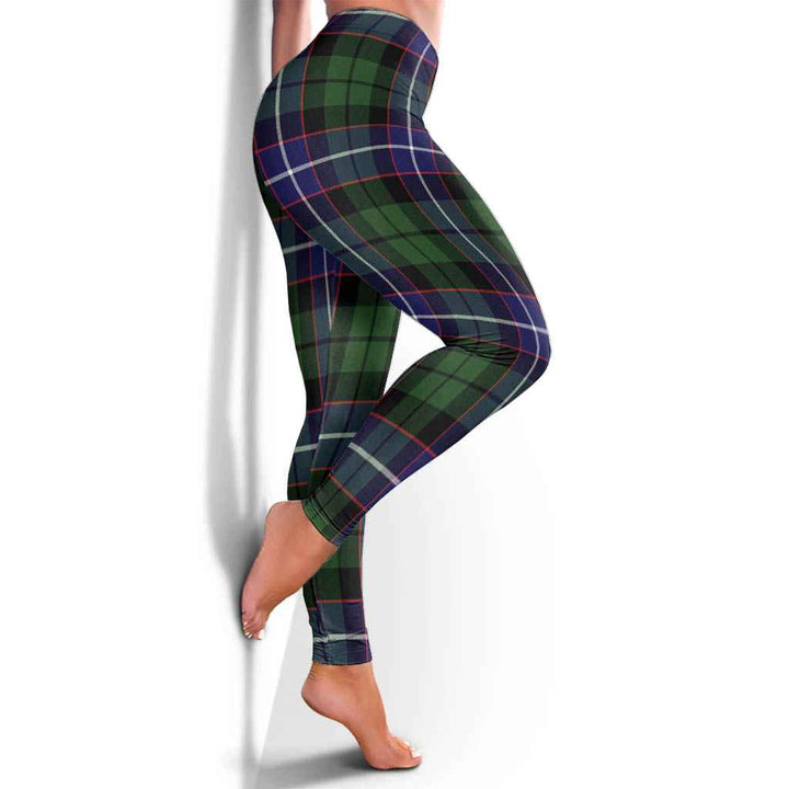 Scottish Galbraith Modern Clan Tartan Women Leggings Tartan Plaid 4