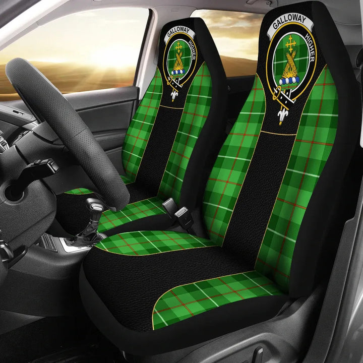 Scottish Galloway Clan Crest Tartan Car Seat Covers - Special Style 1