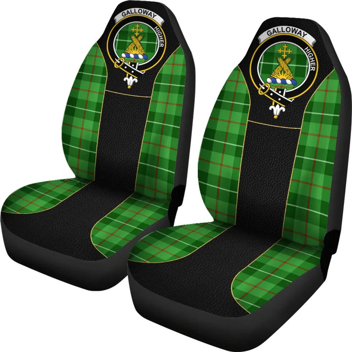 Scottish Galloway Clan Crest Tartan Car Seat Covers - Special Style 2