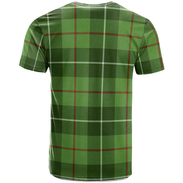 Scottish Galloway Clan Crest Tartan T-Shirt Back Side Tartan Plaid