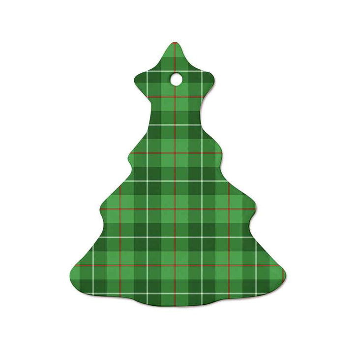 Scottish Galloway District Clan Tartan Ceramic Ornament  Tree Shape Tartan Plaid