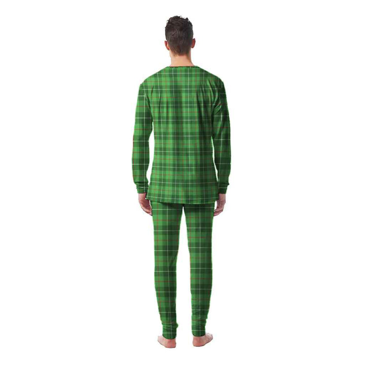 Scottish Galloway District Clan Tartan Pajama Set Men Back Side Tartan Plaid