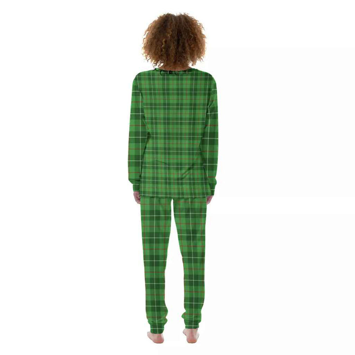 Scottish Galloway District Clan Tartan Pajama Set Women Back Side Tartan Plaid