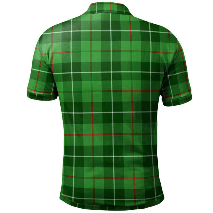 Scottish Galloway District Clan Tartan Polo Shirt Back Side Tartan Plaid