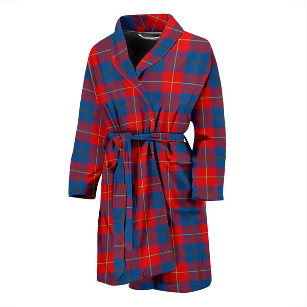 Scottish Galloway Red Clan Tartan Bathrobe 2