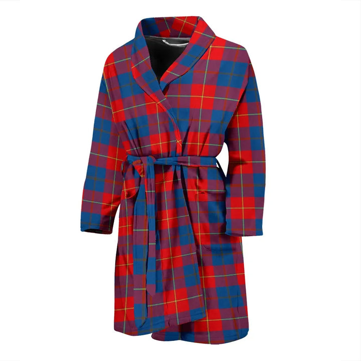 Scottish Galloway Red Clan Tartan Bathrobe 2