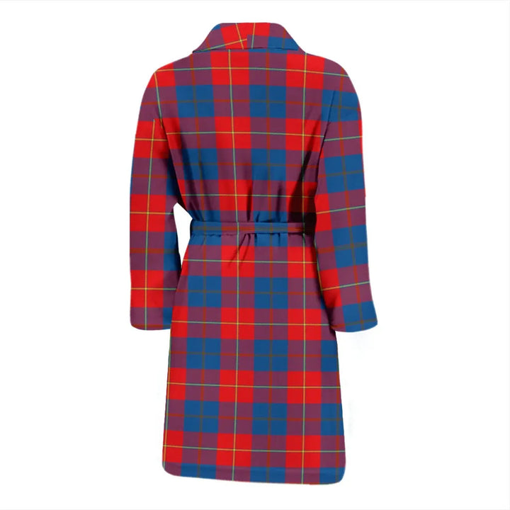 Scottish Galloway Red Clan Tartan Bathrobe 1