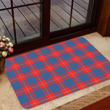 Scottish Galloway Red Clan Tartan Door Mat Tartan Plaid 1