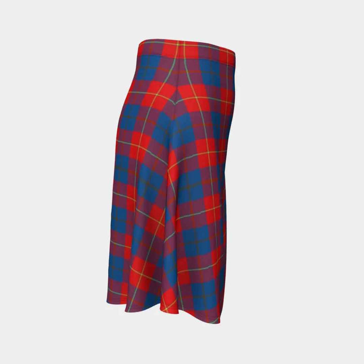 Scottish Galloway Red Clan Tartan Flare Skirt Tartan Plaid 3