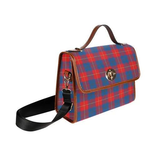 Scottish Galloway Red Clan Tartan Waterproof Canvas Bag Tartan Plaid 3