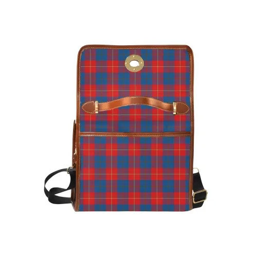 Scottish Galloway Red Clan Tartan Waterproof Canvas Bag Tartan Plaid 6
