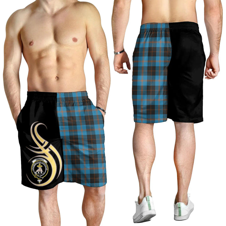 Scottish Garden Clan Crest Tartan Believe in Me Men's Shorts
