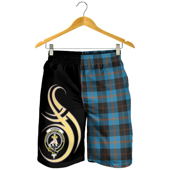 Scottish Garden Clan Crest Tartan Believe in Me Men's Shorts