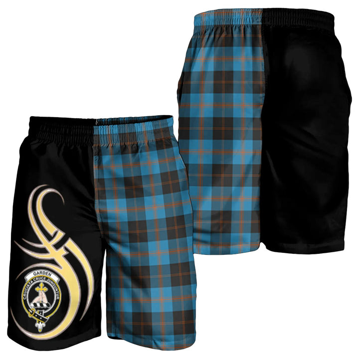 Scottish Garden Clan Crest Tartan Believe in Me Men's Shorts