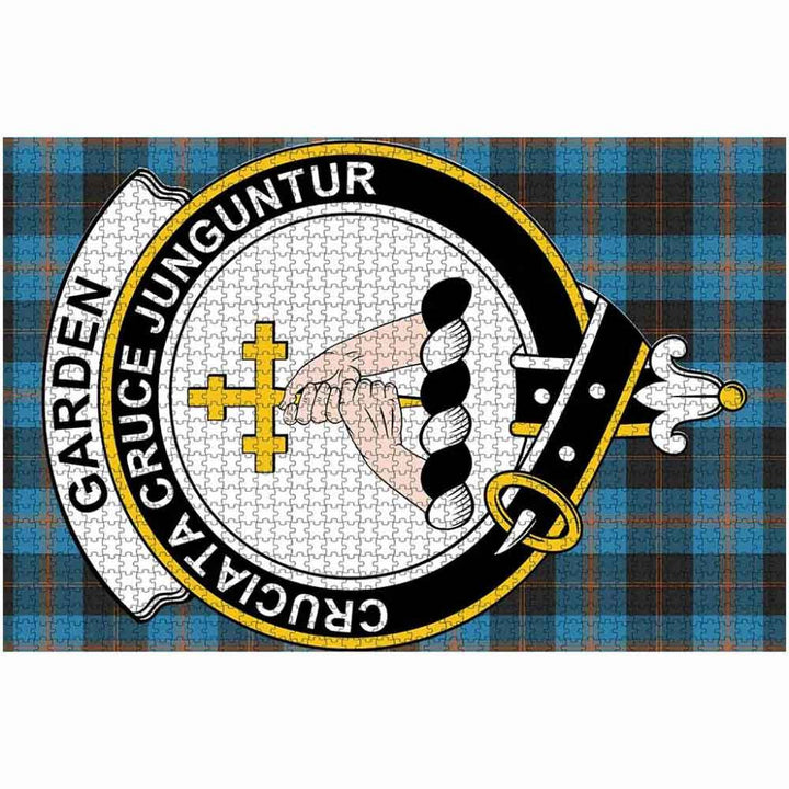 Scottish Garden Clan Crest Tartan Jigsaw Puzzle 2