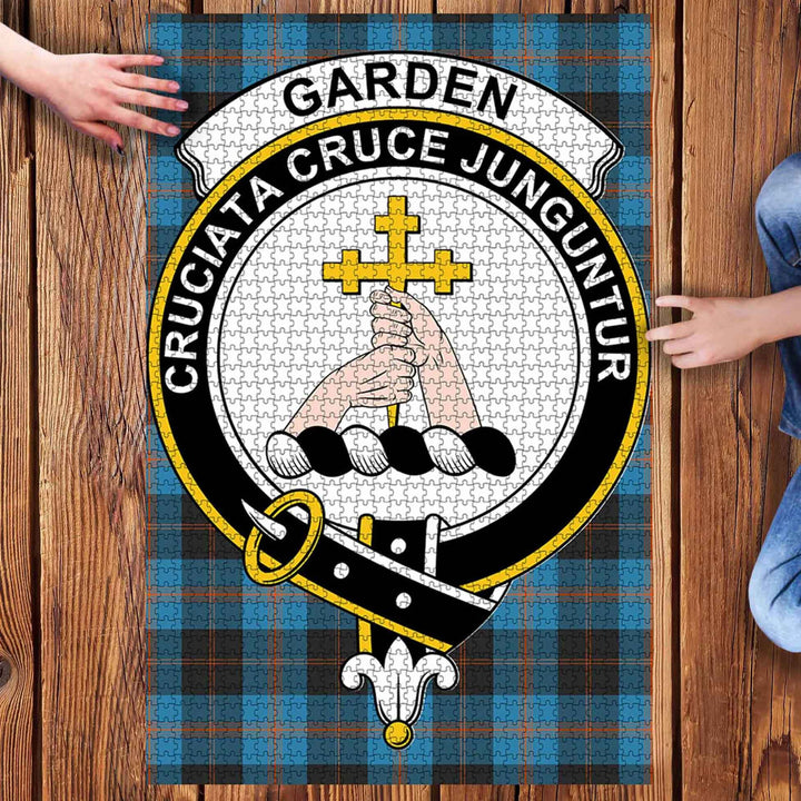 Scottish Garden Clan Crest Tartan Jigsaw Puzzle 3
