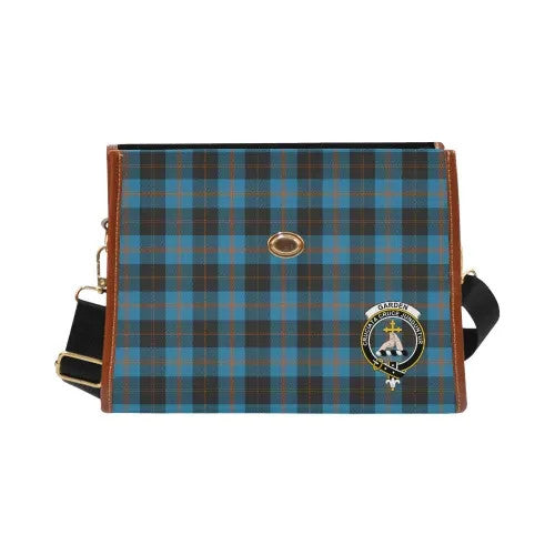 Scottish Garden Clan Crest Tartan Waterproof Canvas Bag Tartan Plaid 2