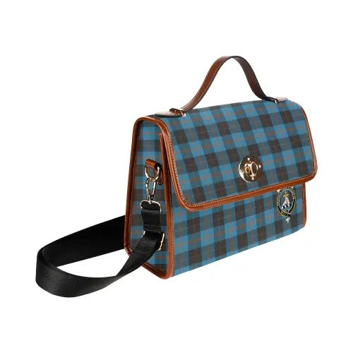 Scottish Garden Clan Crest Tartan Waterproof Canvas Bag Tartan Plaid 3