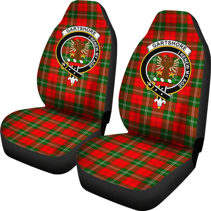 Scottish Gartshore Clan Crest Tartan Car Seat Covers 1