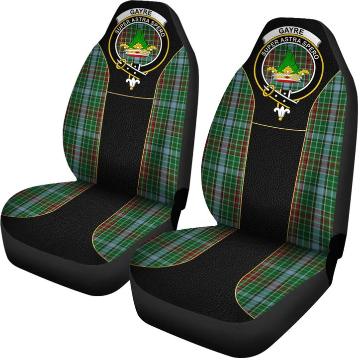 Scottish Gayre Clan Crest Tartan Car Seat Covers - Special Style 2