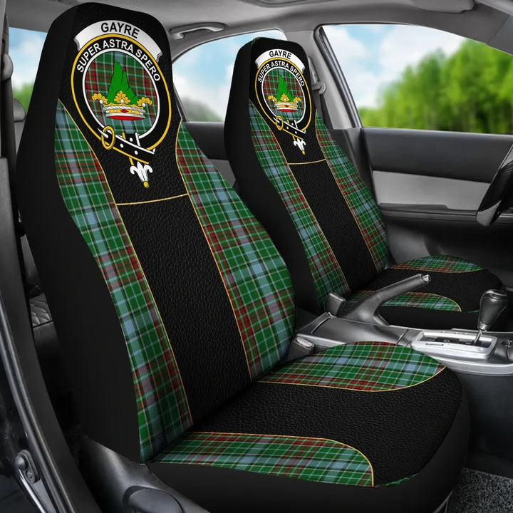 Scottish Gayre Clan Crest Tartan Car Seat Covers - Special Style 3