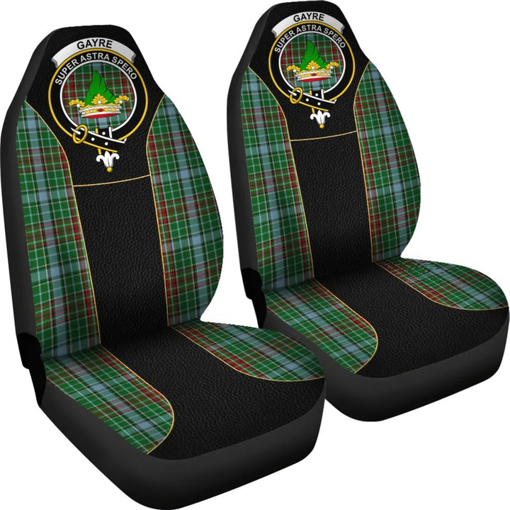 Scottish Gayre Clan Crest Tartan Car Seat Covers - Special Style 4