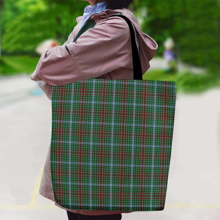 Scottish Gayre Clan Tartan Canvas Bag With Shoulder Strap Tartan Plaid 2