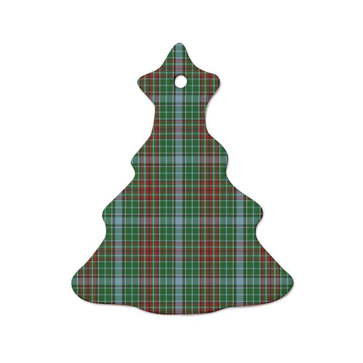 Scottish Gayre Clan Tartan Ceramic Ornament  Tree Shape Tartan Plaid