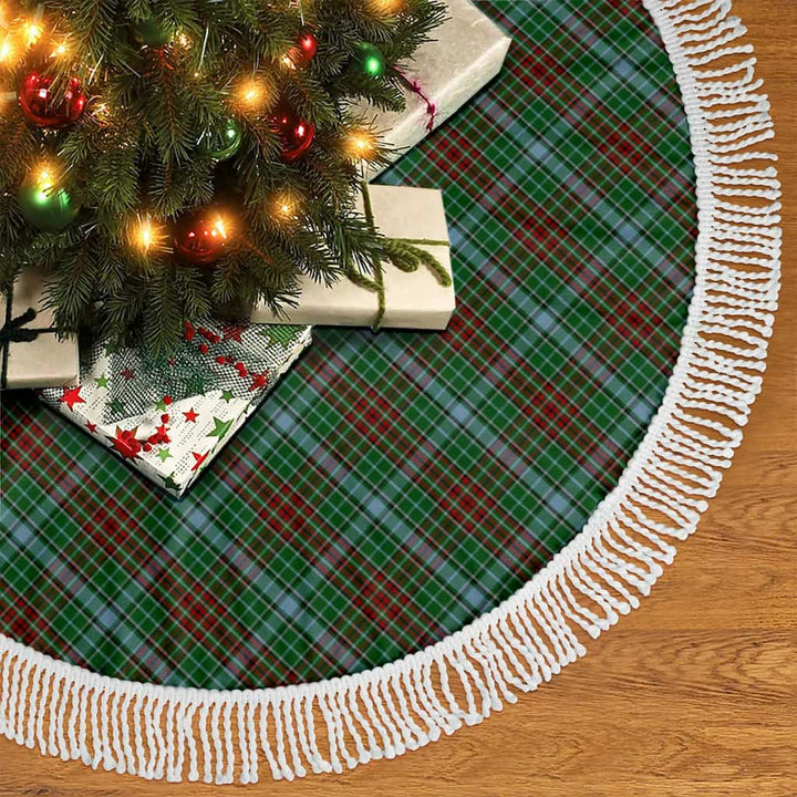 Scottish Gayre Clan Tartan Christmas Tree Skirt Tassels 2 Tartan Plaid
