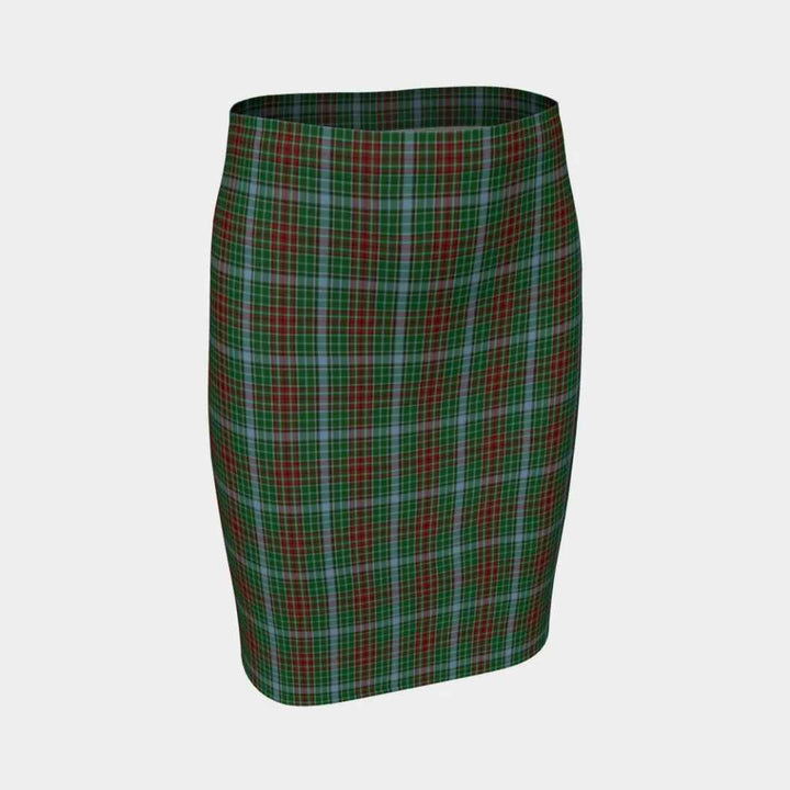 Scottish Gayre Clan Tartan Fitted Skirt Tartan Plaid 1
