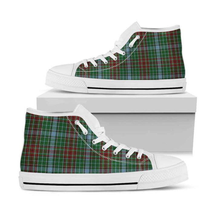 Scottish Gayre Clan Tartan High Top Shoes White Sole Tartan Plaid