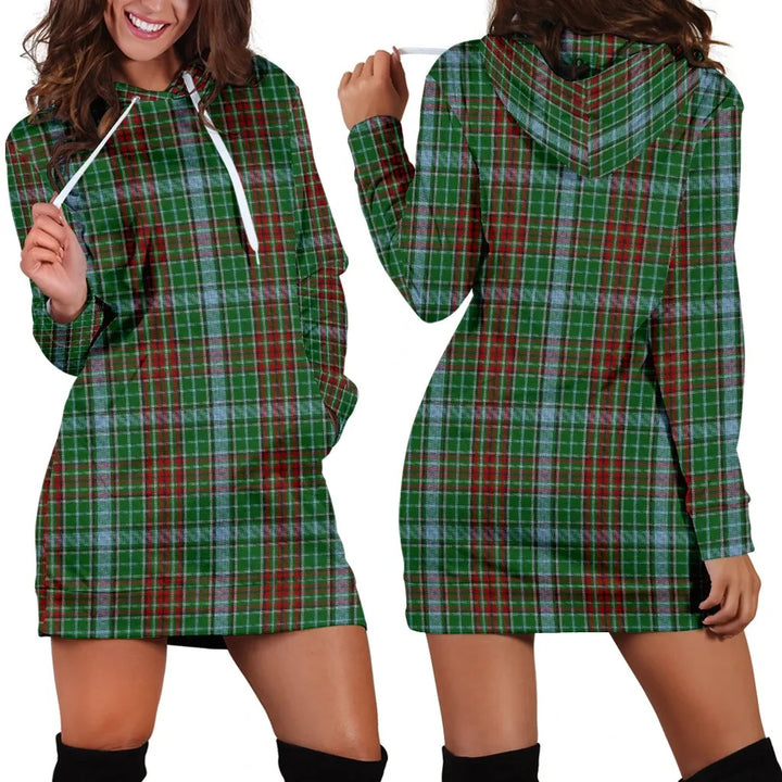 Scottish Gayre Clan Tartan Hoodie Dress