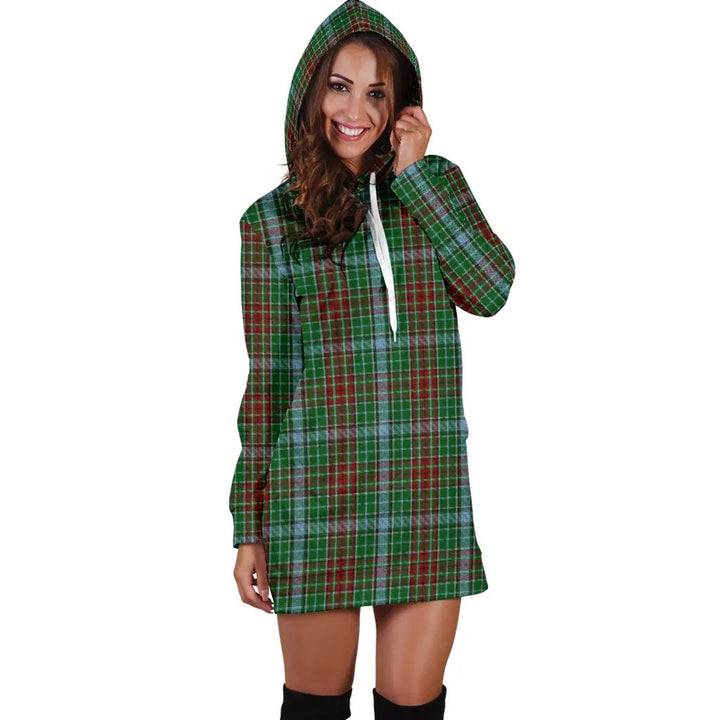 Scottish Gayre Clan Tartan Hoodie Dress
