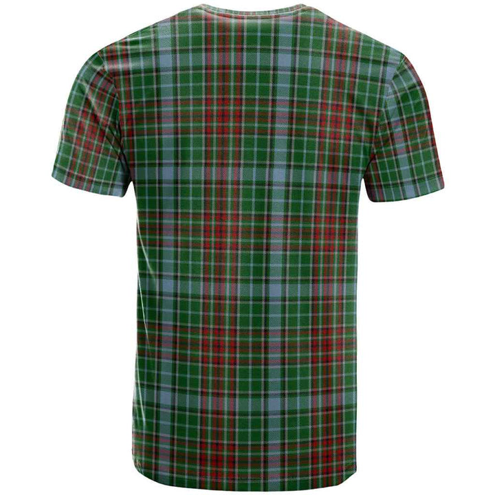 Scottish Gayre Clan Tartan T-Shirt Back Side Tartan Plaid