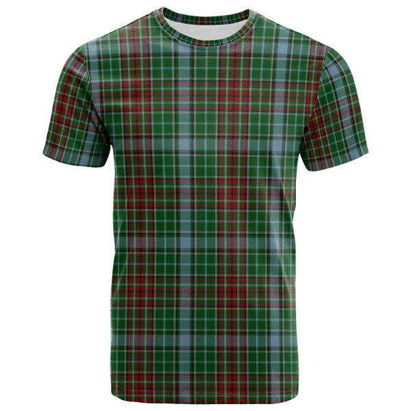 Scottish Gayre Clan Tartan T-Shirt Front Side Tartan Plaid