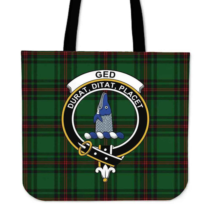 Scottish Ged Clan Crest Tartan Tote Bag Tartan Plaid