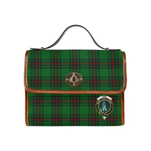 Scottish Ged Clan Crest Tartan Waterproof Canvas Bag Tartan Plaid 1
