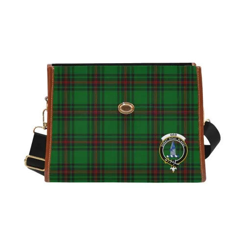 Scottish Ged Clan Crest Tartan Waterproof Canvas Bag Tartan Plaid 2