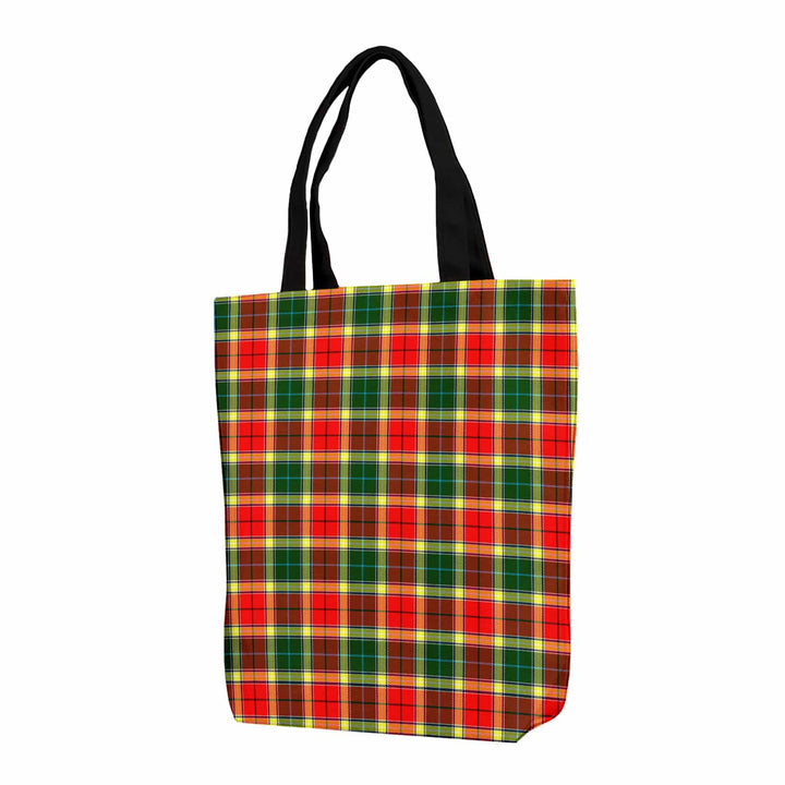 Scottish Gibbs Clan Tartan Canvas Bag With Shoulder Strap Tartan Plaid 1