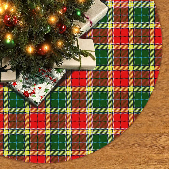 Scottish Gibbs Clan Tartan Christmas Tree Skirt No Tassels 2 Tartan Plaid