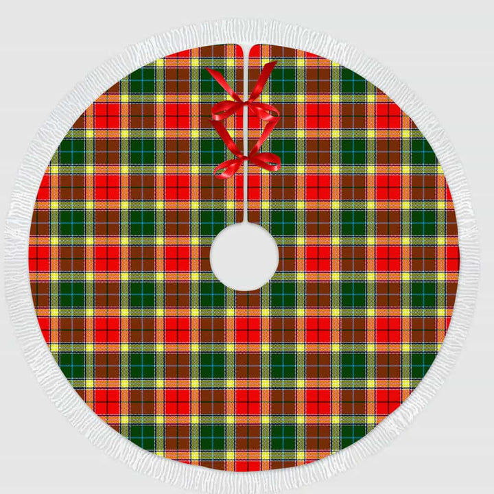 Scottish Gibbs Clan Tartan Christmas Tree Skirt Tassels 1 Tartan Plaid