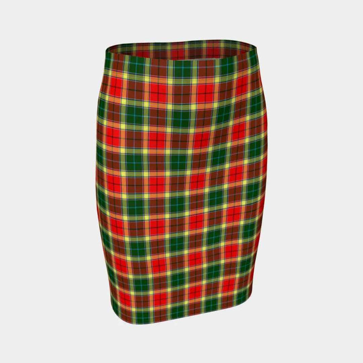 Scottish Gibbs Clan Tartan Fitted Skirt Tartan Plaid 1