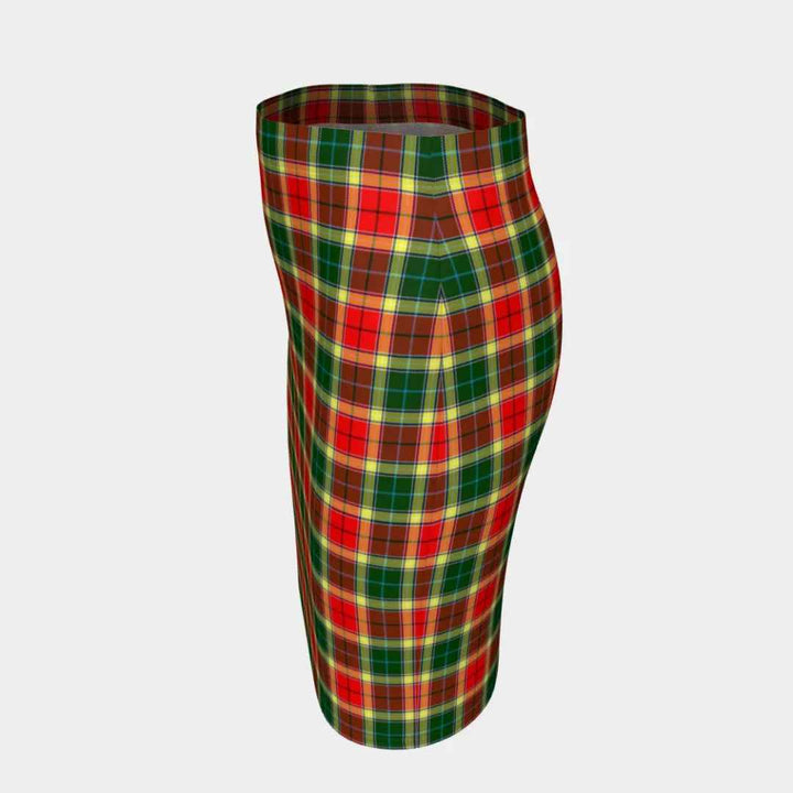 Scottish Gibbs Clan Tartan Fitted Skirt Tartan Plaid 2